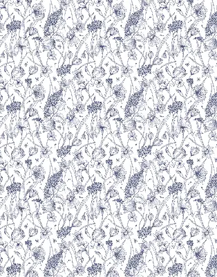 Rollo lichtundurchlässig Wildblumen