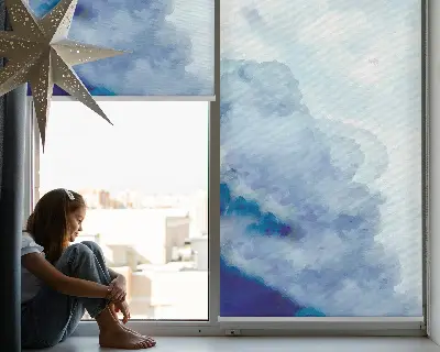 Fenster rollo Wolken