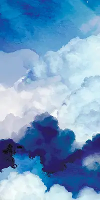 Fenster rollo Wolken