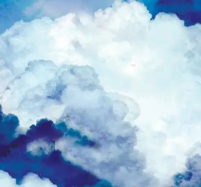 Fenster rollo Wolken