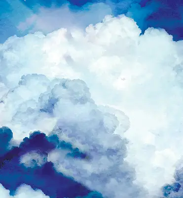 Fenster rollo Wolken