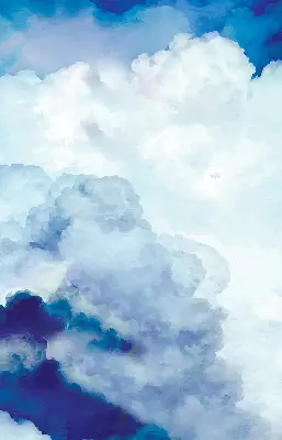 Fenster rollo Wolken