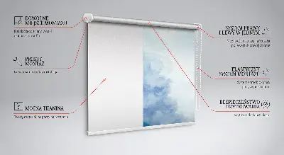 Fenster rollo Wolken