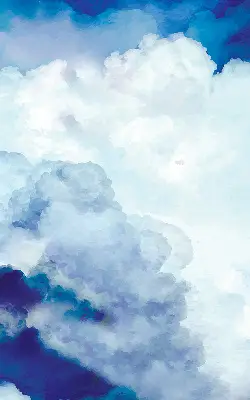Fenster rollo Wolken