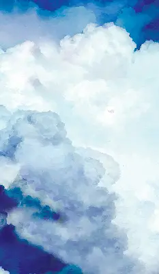 Fenster rollo Wolken