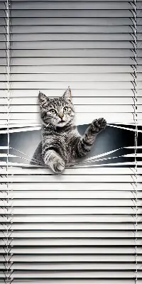 Fenster rollo Katze