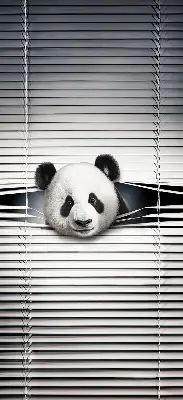 Fenster rollo Panda