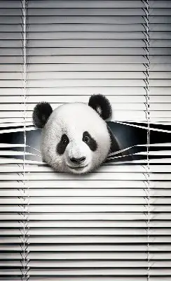 Fenster rollo Panda