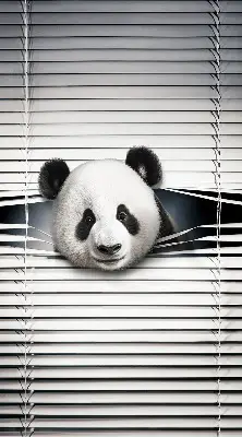 Fenster rollo Panda