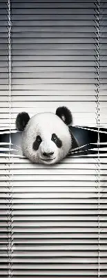 Fenster rollo Panda