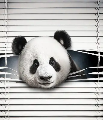 Fenster rollo Panda