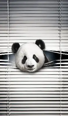 Fenster rollo Panda