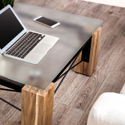 Quadratische Glastischplatte Lichtdurchlässige