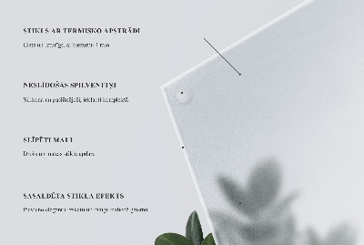 Quadratische Glastischplatte Lichtdurchlässige