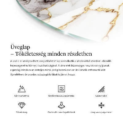 Runde tischplatte Dekorative Mosaike mit Details