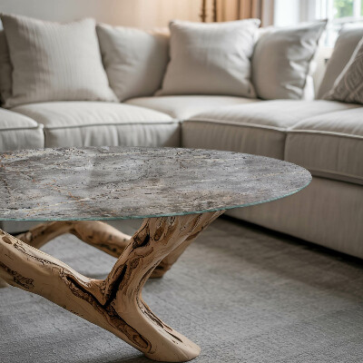 Runde tischplatte Stilvolles Marmormuster