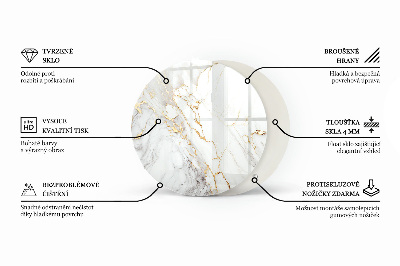 Runde tischplatte Ökologische Holzstruktur