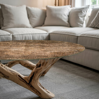 Runde tischplatte Ökologische Holzstruktur