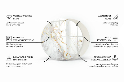 Runde tischplatte Ökologische Holzstruktur