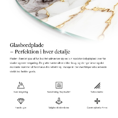 Runde tischplatte Ökologische Holzstruktur