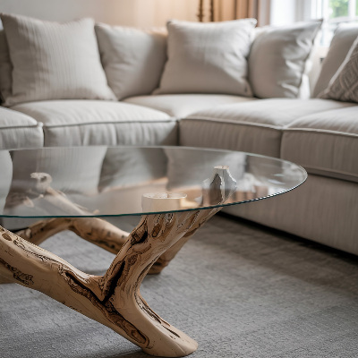 Glasplatte für runden tisch transparent