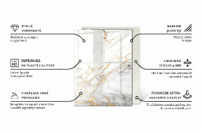 Rechteckige tischplatte Solides Schwarz, elegant