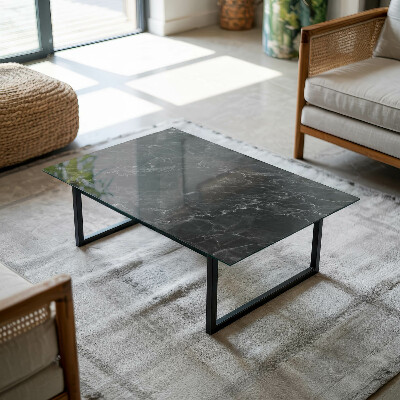 Rechteckige tischplatte Marmor mit zarten Adern