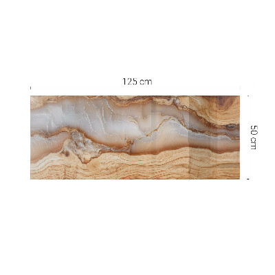 Rechteckige tischplatte Holz im Einklang mit Harz