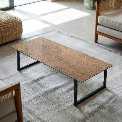 Rechteckige tischplatte Der Charme von Naturholz