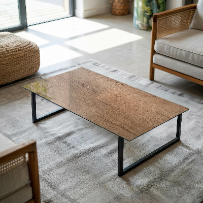 Rechteckige tischplatte Der Charme von Naturholz