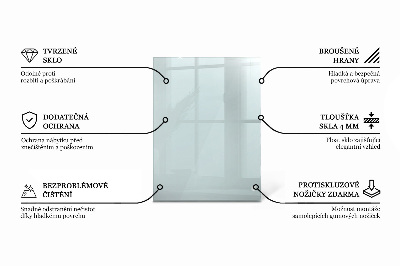 Rechteckige tischplatte transparent