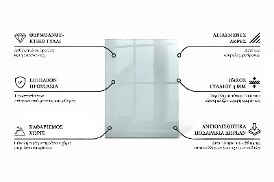 Rechteckige tischplatte transparent