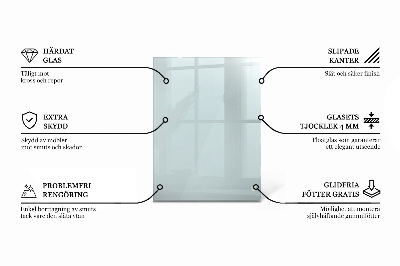 Rechteckige tischplatte transparent