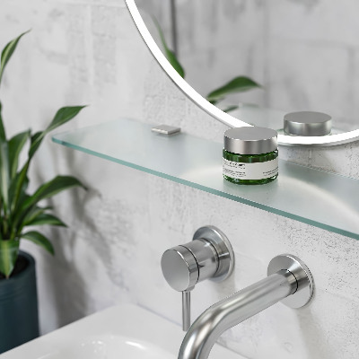 Badezimmer Glasregal Halbdurchsichtig