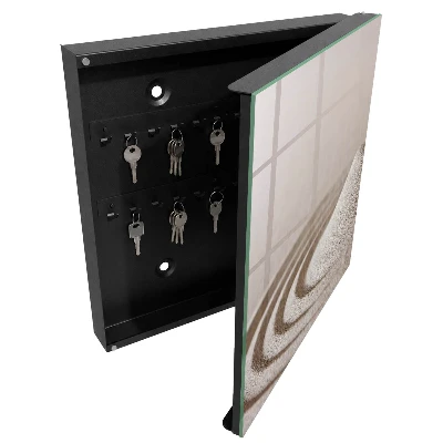 Schlüsselschrank im Zen-Garten Design