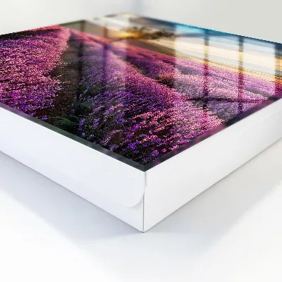 Schlüsselkasten modern Lavendel-Sonnenuntergang