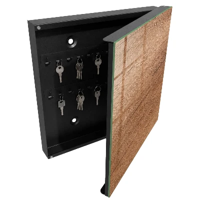 Moderner Schlüsselkasten mit Holzstruktur