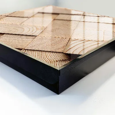 Schlüsselkasten modern Holzstruktur