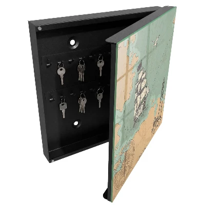 Schlüsselschrank mit Seeabenteuer Motiv