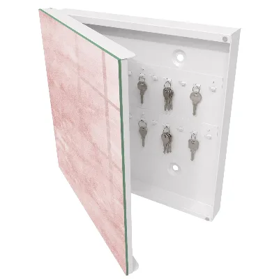 Schlüsselschrank für den Flur Rosa Webmuster
