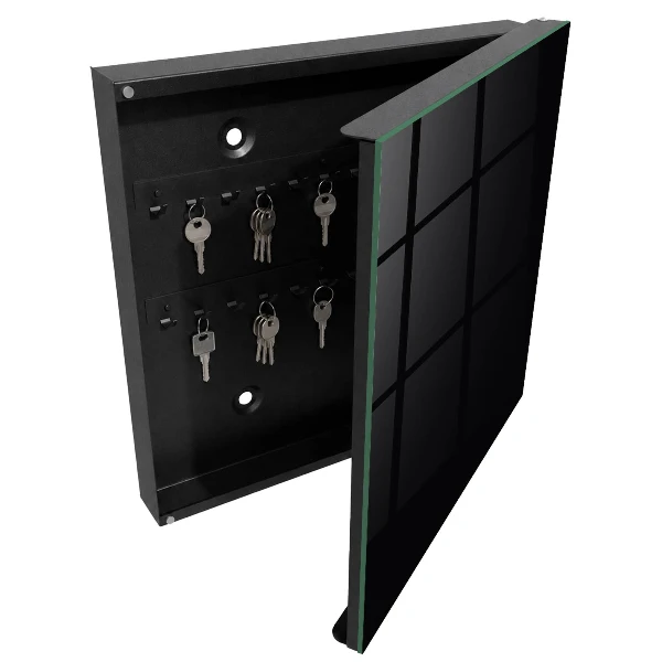 Schlüsselschrank für den Flur Schwarz