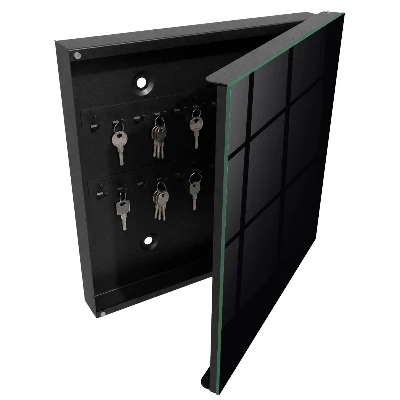 Schlüsselschrank für den Flur in Schwarz