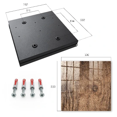 Schlüsselkasten modern Holzstruktur