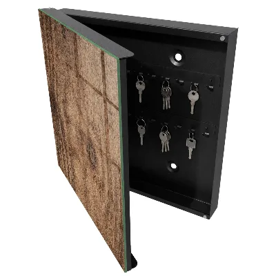 Schlüsselkasten modern Holzstruktur