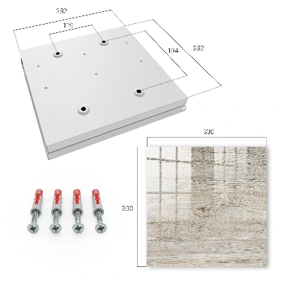 Schlüsselschrank für den Flur Holzstruktur