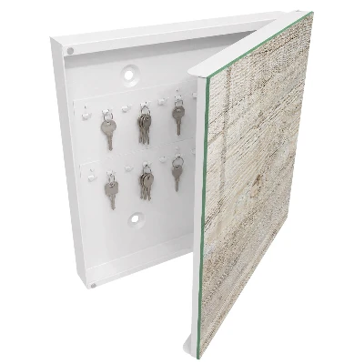 Schlüsselschrank für den Flur Holzstruktur