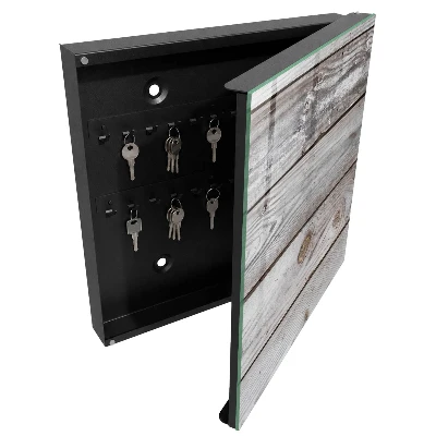 Schlüsselkasten modern Holzstruktur