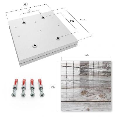 Schlüsselkasten modern Holzstruktur