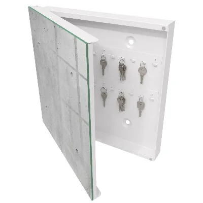 Schlüsselschrank für den Flur Rohbeton