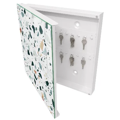 Schlüsselschrank Bunte Kieselsteine